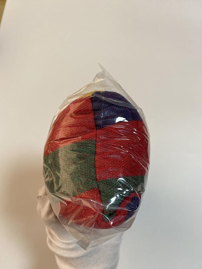 Hangmat buiten katoen voor 1 persoon 190 x 80 cm, laadvermogen tot 150 kg Draagbaar met draagtas, eenpersoons schommelbed op strand, terras, veranda, tuin of achtertuin