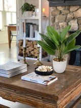 Kunstplanten, paradijsvogel, kunstplanten als echt, plastic groene plant, tropische, kunstmatige kamerplant, palm, potplant met 10 bananenbladeren voor slaapkamer, woonkamer, kantoor, decoratie