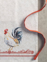 100% katoenen keukenschort uit 1 stuk met verstelbare nek en middenzak, lange stropdassen voor dames/heren, lente/zomer