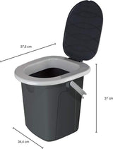 campingtoilet, grijs, M