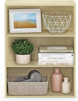 Pasir 3-laags open plank, boekenkasten, stoombeuken, 57,7 (breedte) x 80 (hoogte) x 24,1 (diepte) cm