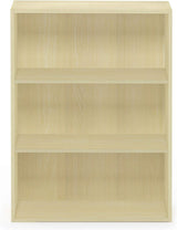 Pasir 3-laags open plank, boekenkasten, stoombeuken, 57,7 (breedte) x 80 (hoogte) x 24,1 (diepte) cm