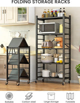 Plank voor opslag. Modulaire multifunctionele plank. Plank met wielen. Opvouwbare staande plank. Meubels voor keuken, badkamer, slaapkamer, woonkamer met 3 opbergvakken.