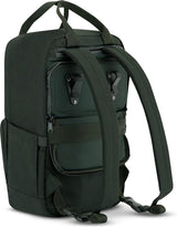 Fietstassen voor bagagedrager dames en heren, groen, fiets, 2 in 1 fietstas, rugzak en bagagedragertas, waterafstotend