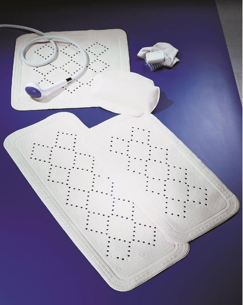 Taupe, douchemat, badmat, badmat, badmat, anti-slip, met zuignappen, ca. 36 x 91 cm