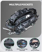 heuptas, buiktas met flessenhouder en vak voor mobiele telefoon, waterdichte multifunctionele reis-heuptas, geschikt voor outdoor-activiteiten, sport, kamperen, uitstapje, joggen, wandelen, klimmen, fietsen, trekking