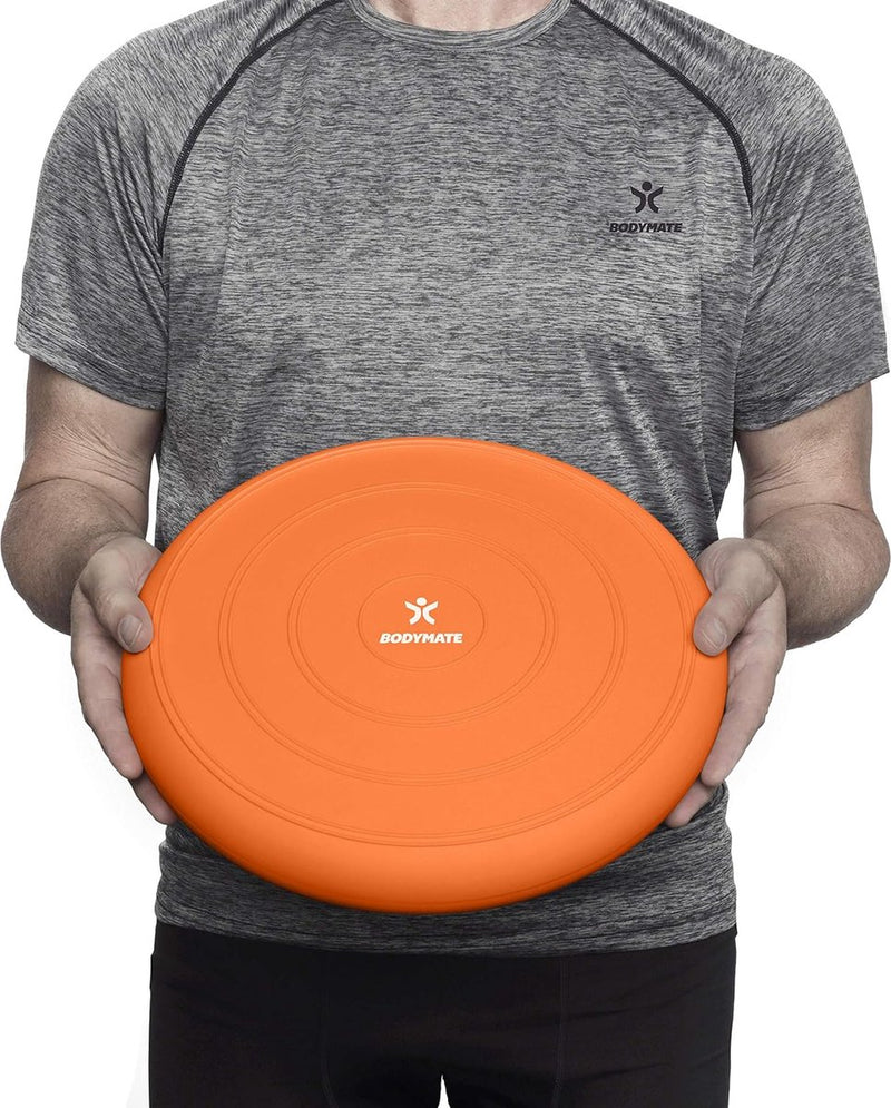 Comfort Balkussen, inclusief pomp; diameter: 33 cm; met noppen; balanskussen geschikt voor fitnesstraining, revalidatie, houdingscorrectie en evenwichtsoefeningen.