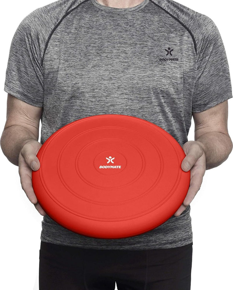 Comfort Balkussen, inclusief pomp; diameter: 33 cm; met noppen; balanskussen geschikt voor fitnesstraining, revalidatie, houdingscorrectie en evenwichtsoefeningen.