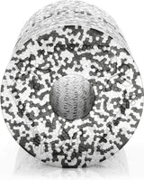 Fasciaroller, verzorging, medium hard met omlopende groef, voor ontlasting van de wervelkolom, 35 x 14 cm