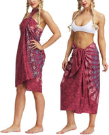 Boho sarong wrap bikini cover-up rok strandlaken