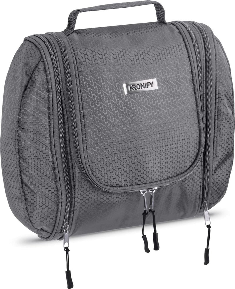 Grote premium toilettas om op te hangen, met spiegel, zeer ruime toilettas, geschikt als geschenk of op vakantie