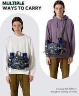 heuptas, buiktas met flessenhouder en vak voor mobiele telefoon, waterdichte multifunctionele reis-heuptas, geschikt voor outdoor-activiteiten, sport, kamperen, uitstapje, joggen, wandelen, klimmen, fietsen, trekking